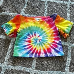 Build A Bear Minions Tie Dye Shirt